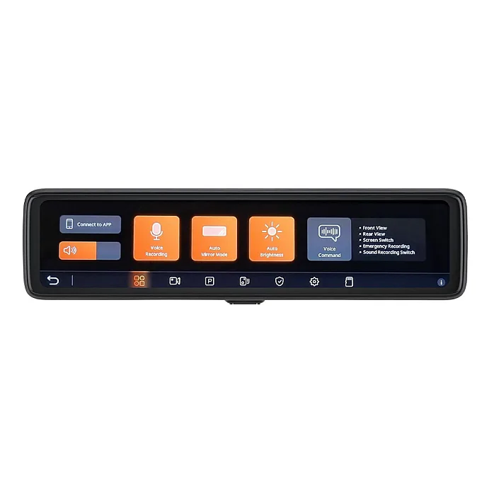 Mio MiVue R860WD Front and Rear Touch Mirror GPS, Wi-Fi, Dash Cam 