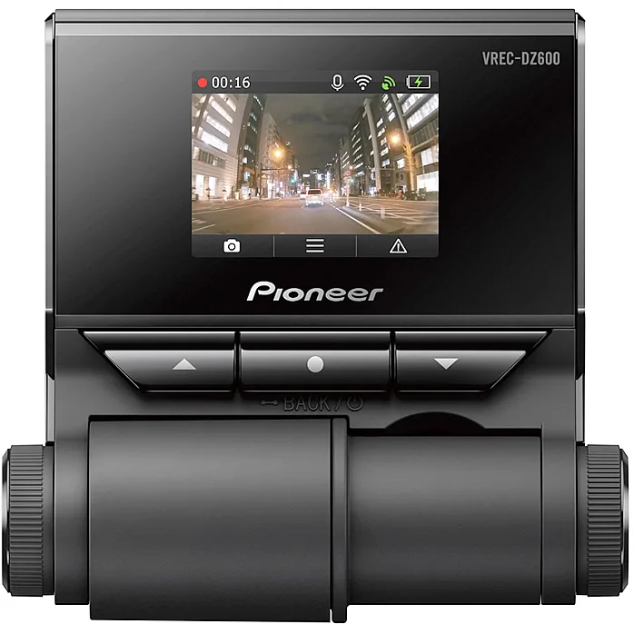 Pioneer VREC-DZ600 Front Facing High Sensitivity Accident Dash Cam G-Sensor WIFI