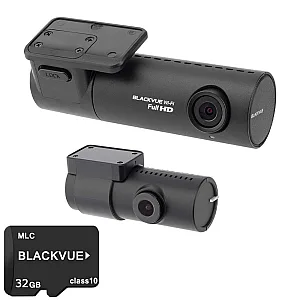 BlackVue DR590X-2CH 2-Channel Full HD 1080P Front and Rear Dash Cam, Wi-Fi 30fps Video With 32GB SD Card
