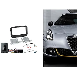 CTKAR09 Alfa Romeo Giulietta (2014-2021) Double Din Car Stereo Fascia Fitting Kit