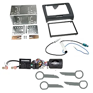 Audi TT (2006-2014) Mk2 Double Din Car Stereo Fascia Steering Stalk Fitting Kit