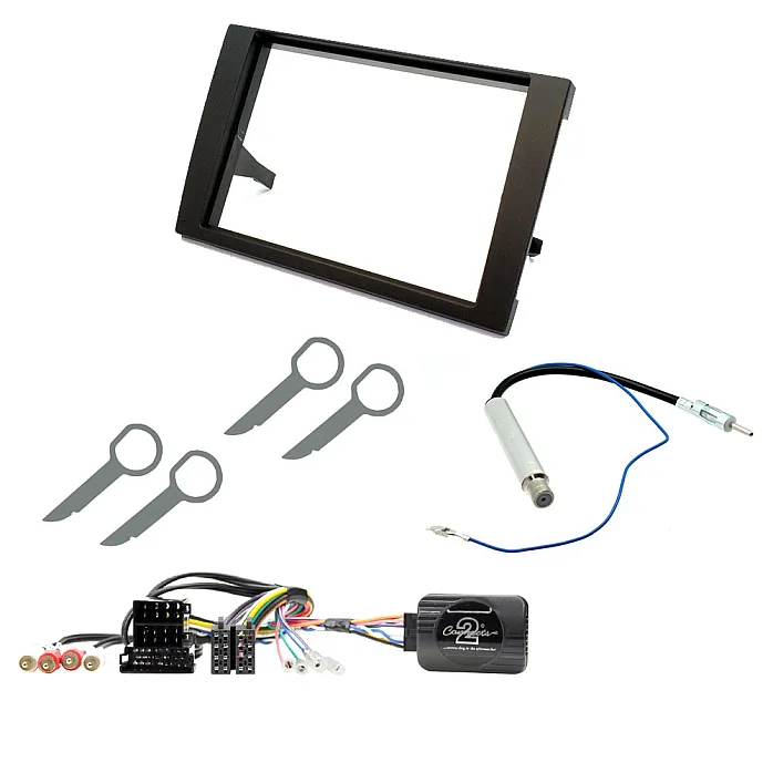 Audi A4 (2001-2008) Double Din Car CD Stereo Fascia Steering Stalk Fitting Kit