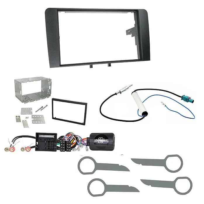 Audi A3 (2003 - 2012) Double Din Car CD Stereo Fascia Steering Stalk Fitting Kit