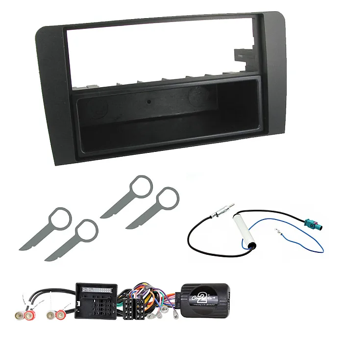Audi A3 Single Din Car CD Stereo Fascia Steering Stalk Fitting Kit