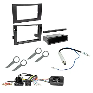Audi A4 (2002-2006) Single Din Car CD Stereo Fascia Steering Stalk Fitting Kit