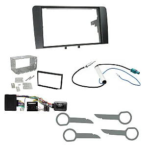 Audi A3, S3 (2005-2012) Double Din Car Stereo Fascia Steering BOSE Retention Fitting Kit