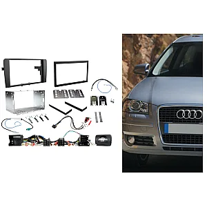 CTKAU01 Audi A3 (2003-2012) 8P Double DIN Car Stereo Upgrade Fitting Kit
