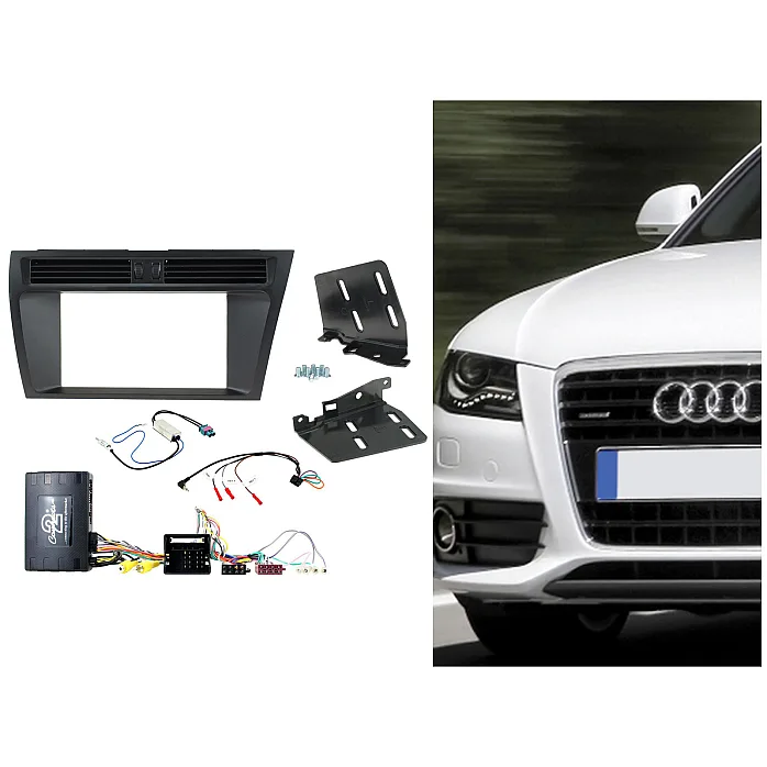 CTKAU14 Audi A4, A5 Double Din Car Stereo Fascia Infodapter Antenna Fitting Kit