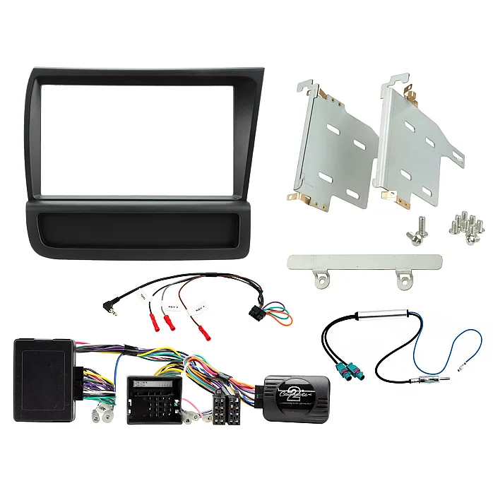 CTKAU15 Audi R8 Black Double Din Car Stereo Fascia Steering Control Fitting Kit