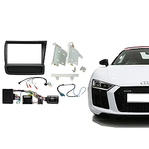 CTKAU15 Audi R8 (2007-2015) Double Din Car Stereo Fascia Upgrade Fitting Kit