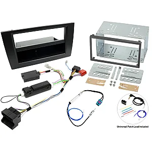 Audi A4 (B7) (2005-2008) Single / Double DIN Car Stereo Fitting Kit with CANBus/SWC (Rear Amplified)