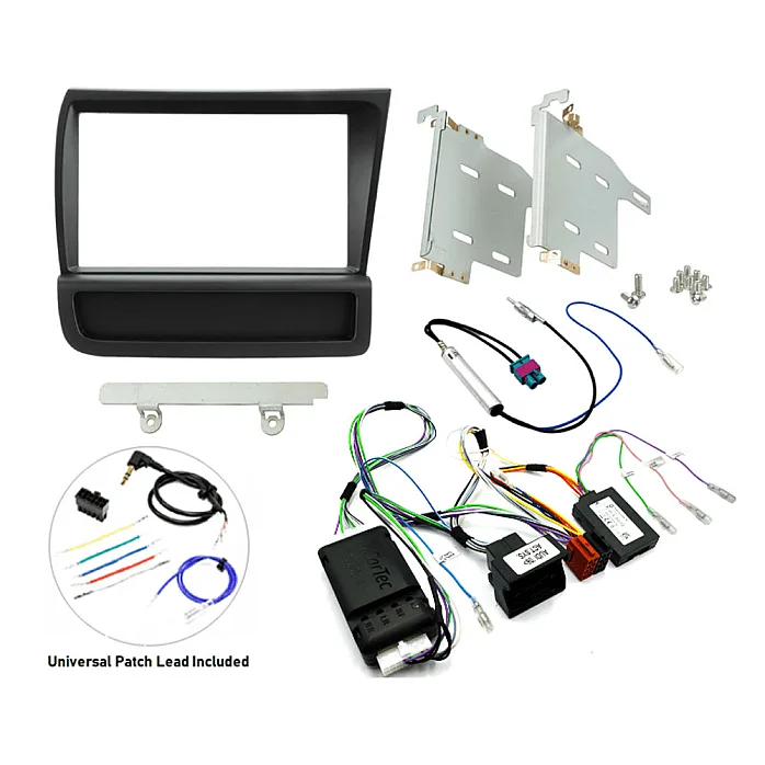 InCarTec FK-659 Audi R8 2006 - 2015 Double DIN Complete Stereo Upgrade Fitting Kit (RIGHT HAND DRIVE)