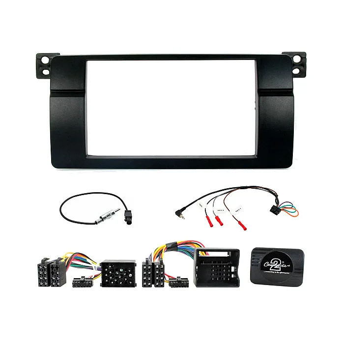 CTKBM03 BMW 3 Series E46 Double Din Car Stereo Fitting Kit with Fitting Tray for Heater Box Modification