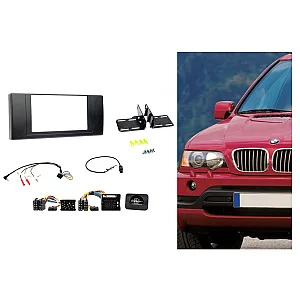Connects2 CTKBM05 BMW X5 E53 (2000-2006) Double Din Car Stereo Fitting Kit