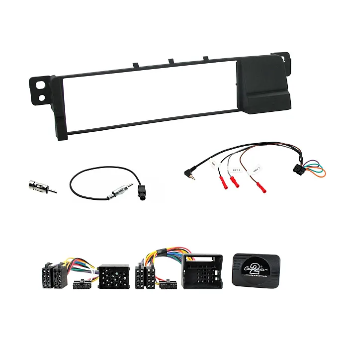 BMW 3 Series E46 (1999-2005) Car CD Stereo Fitting Kit Fascia, Steering Control, Aerial