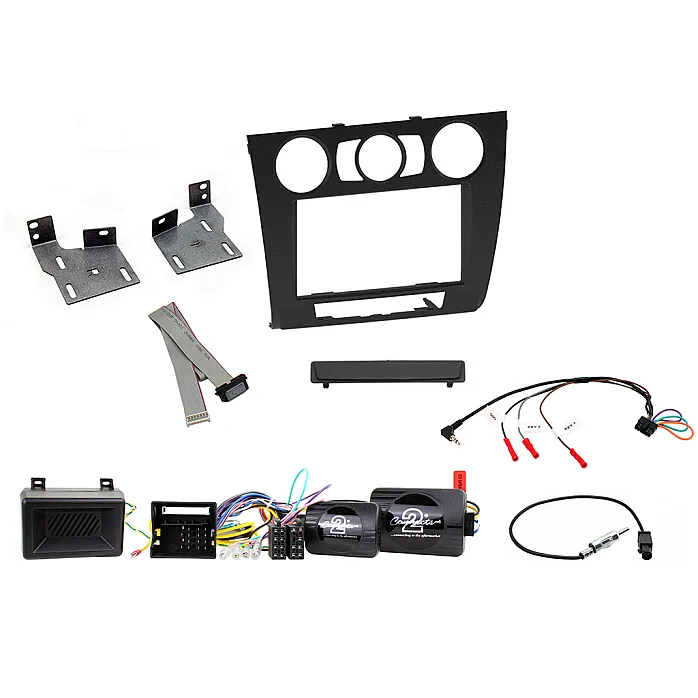 CTKBM09 BMW 1 Series E81 2007 - 2013 (Manual Climate Control) Double Din Car Stereo Fascia Fitting Kit