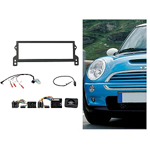 CTKBM18 BMW Mini R50, R52, R53  (2001-2006) Stereo Fascia Steering Control Fitting Kit