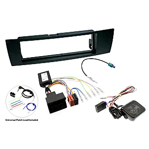 BMW 1, 3, Z4 Series Single DIN Car Stereo Upgrade Fitting Kit (With SWC/PDC)