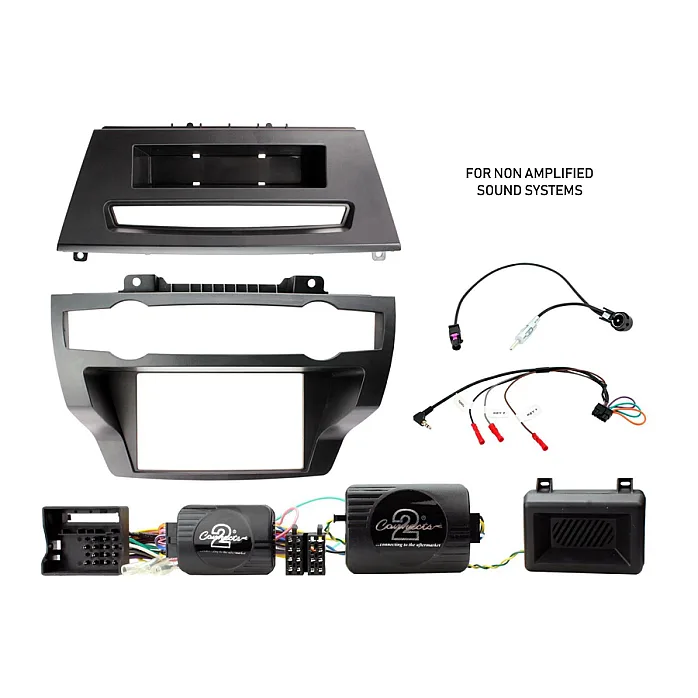 InCarTec FK-557 BMW X5, X6 Double Din Complete Stereo Upgrade Fitting Kit (NON-AMPLIFIED MODELS)