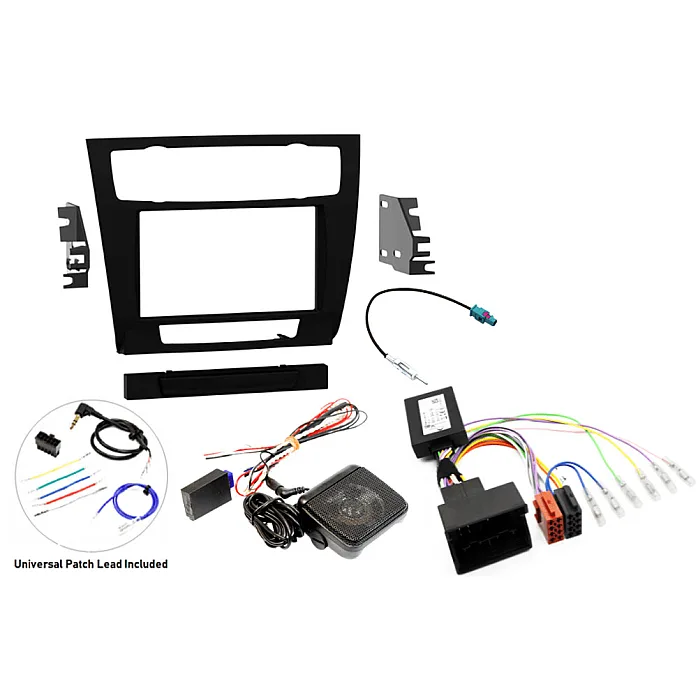 InCarTec FK-889-PDC BMW 1 Series (2004-2010) Double Din PDC Fitting Kit Auto Air Con