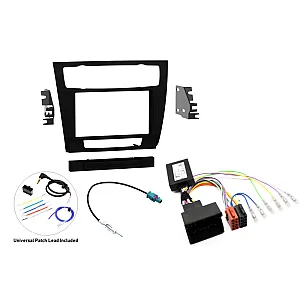 InCarTec FK-889 BMW 1 Series (2004-2010) Double Din Fitting Kit With SWC (Auto Air Con)