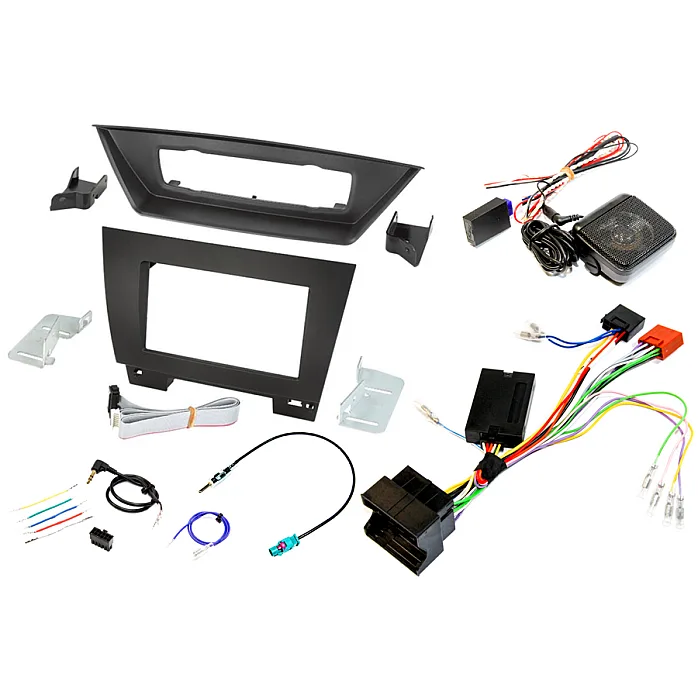 InCar Tec FK-975 BMW X1 E84 Double Din Stereo Fitting Kit With Steering Controls and PDC