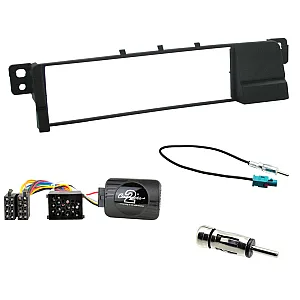 BMW 3 Series E46 1998-2005 Car Stereo Fascia Surround Panel Stalk Fitting Kit
