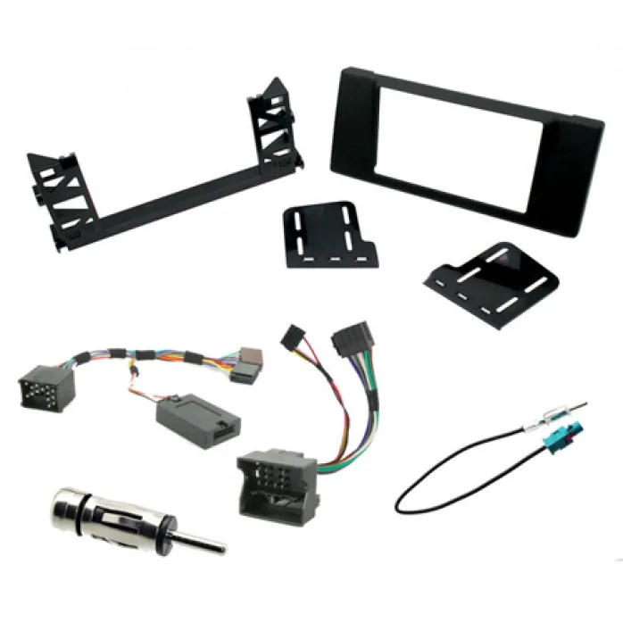 BMW 5 Series 1996-2004 Car Stereo Double Din Fascia & Steering Wheel Fitting Kit