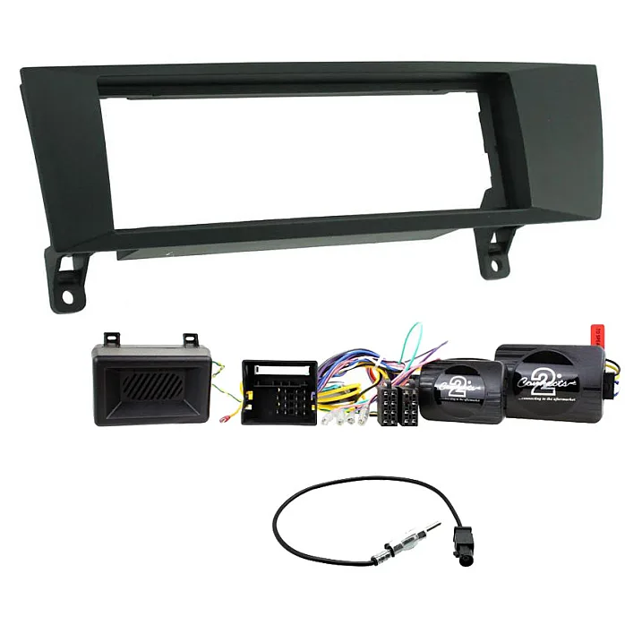 BMW 1 3 Series Car Single Din Stereo Fascia Steering Antenna Parking Chime Retention Kit