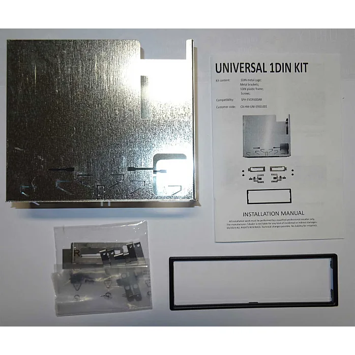 Pioneer CA-HM-UNI-E950.001 Universal Single Din Installation Kit for SPH-EVO950DAB, SPH-DA97DAB, SPH-EVO98DAB, SPH-EVO107DAB