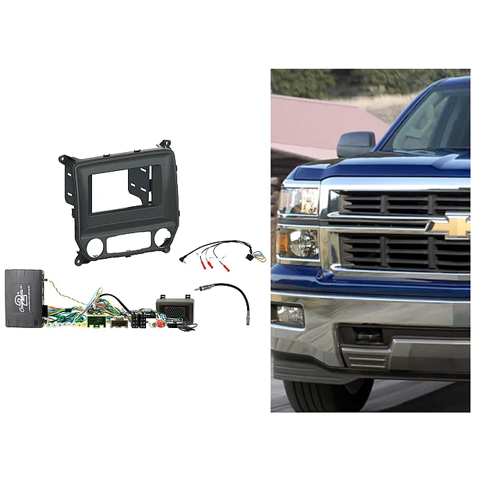 Connects2 CTKCV07 Chevrolet Silverado Single / Double Din Car Stereo Fascia Fitting Kit