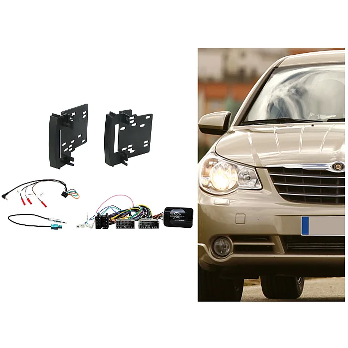 Connects2 CTKCH02 Chrysler Sebring 2007 - 2010 Double Din Car Stereo Fascia Fitting Kit