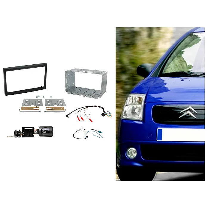 CTKCT01 Citroen Dispatch 2008> Double Din Car Stereo Fascia Fitting Kit