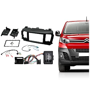 CTKCT07 Citroen Jumpy 2016 Onwards Double Din Car Stereo Upgrade Fitting Kit