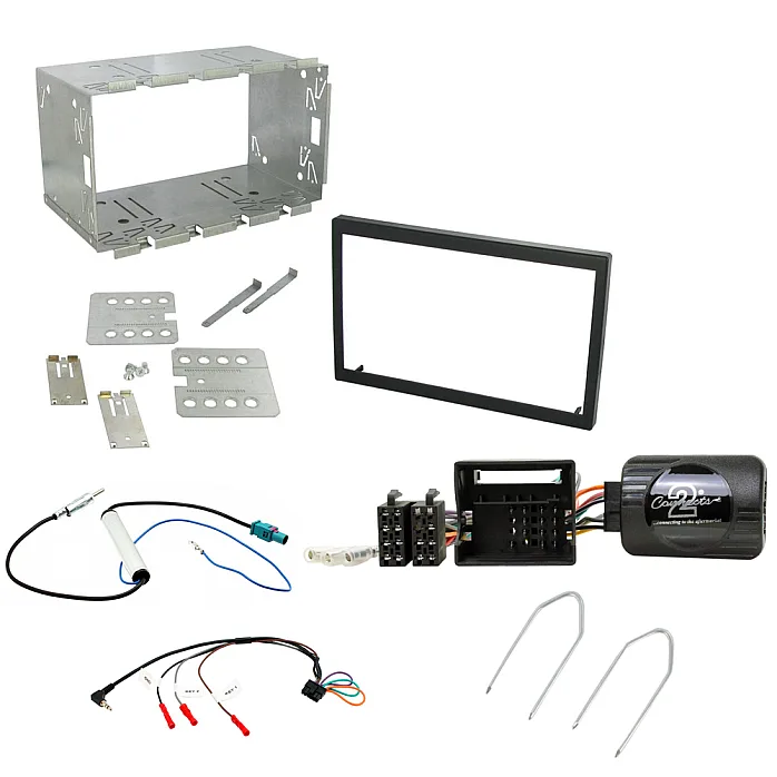 Citroen C2, C3 Double Din Car CD Stereo Fascia Steering Stalk Fitting Kit