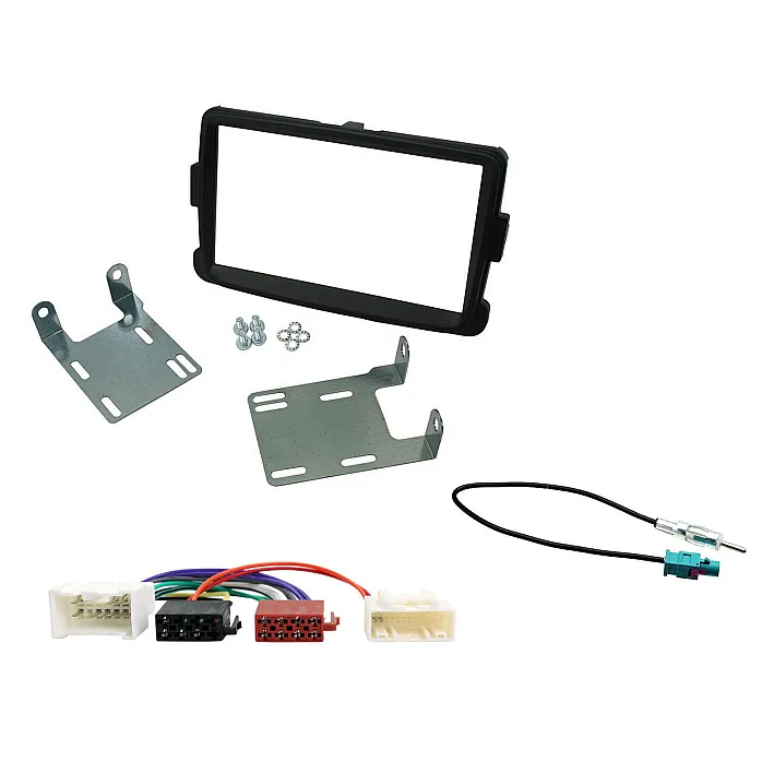 Dacia Duster, Sandero Double Din Car Stereo Fascia ISO Aerial Adaptor Fitting Kit