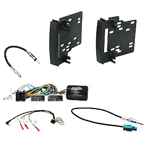 Dodge Caliber 2007 Onwards Double Din Fascia Steering Antenna Fitting Kit