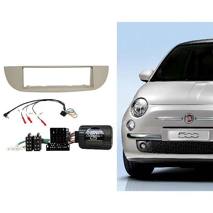 Connects2 CTKFT26 Fiat 500 (Type 312) 2007 - 2015 Car Stereo Fascia Fitting Kit 