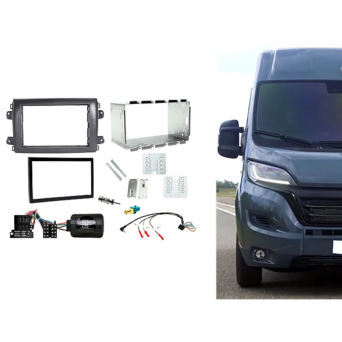 CTKFT29 Fiat Ducato 2021 Onwards Double Din Car Stereo Fascia Fitting Kit