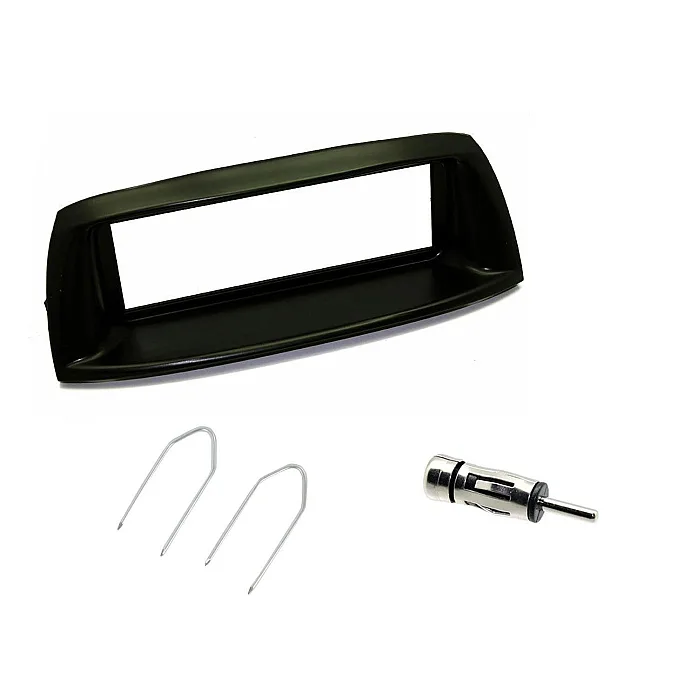 Fiat Punto 1999-2007 Black Single Din Fascia Facia Adapter Fitting Kit