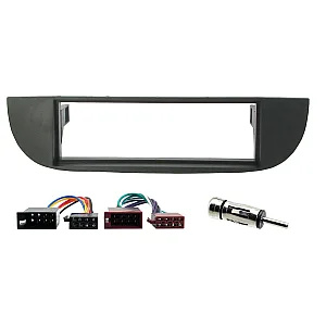 Fiat 500 2007-2015 Car Stereo Radio Single Din Fascia ISO & Aerial Fitting Kit