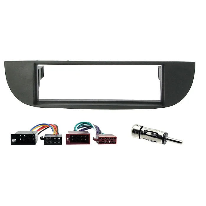 Fiat 500 2007 Onwards Car Stereo Radio Single Din Fascia ISO & Aerial Fitting Kit
