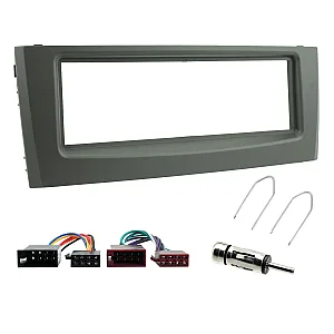 Fiat Grande Punto 2005 - 2010 CD Radio Fascia Adaptor Fitting Kit Matt Black