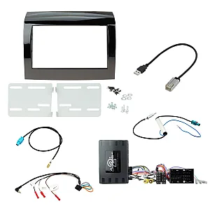 Peugeot Boxer 2014 Onwards Double Din Fascia, Infodaptor, FM DAB Adapter, USB Retention Fitting Kit