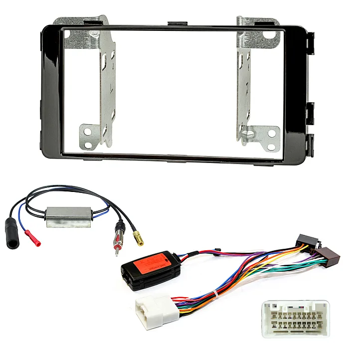 Fiat Fullback 2016 - 2019 Double Din Fascia / Steering / DAB / FM Fitting Kit