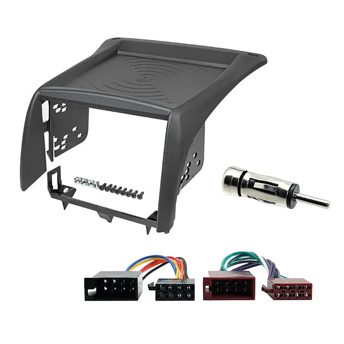 Fiat Ducato (1994-2005) Double Din Car Stereo Fascia, Wiring & Aerial Adaptor Fitting Kit
