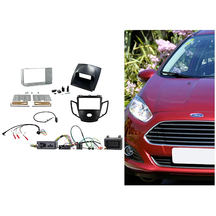 Connects2 CTKFD16 - Ford Fiesta 2010> Car Stereo Fitting Kit Black & Grey