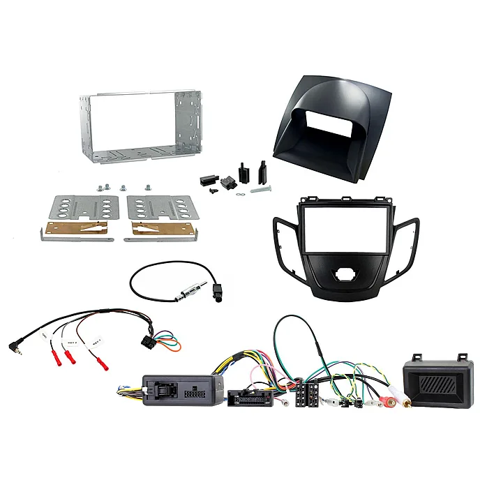 Connects2 CTKFD16 - Ford Fiesta 2010> Car Stereo Fitting Kit Black & Grey