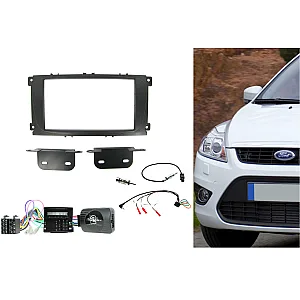 Connects2 CTKFD24 - Ford Focus, Mondeo, S-Max Double Din Car Stereo Fitting Kit Black