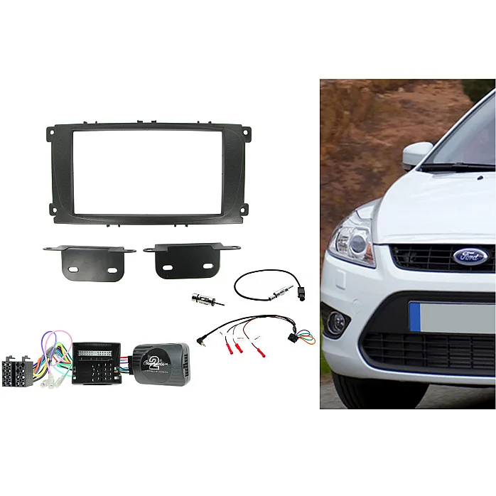 Connects2 CTKFD24 - Ford Focus, Mondeo, S-Max Double Din Car Stereo Fitting Kit Black